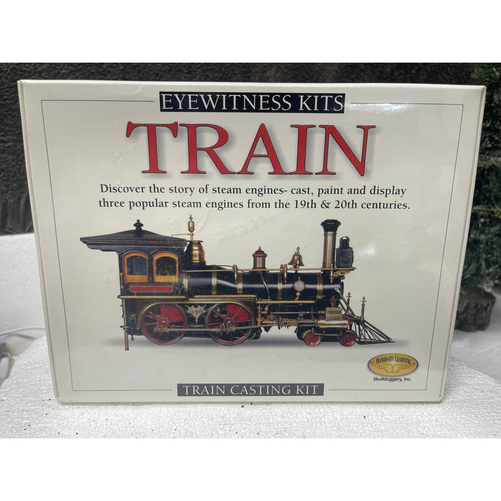Eyewitness Kits Train Casting Kit Skullduggery Steam Engine Replicas Sealed 2003